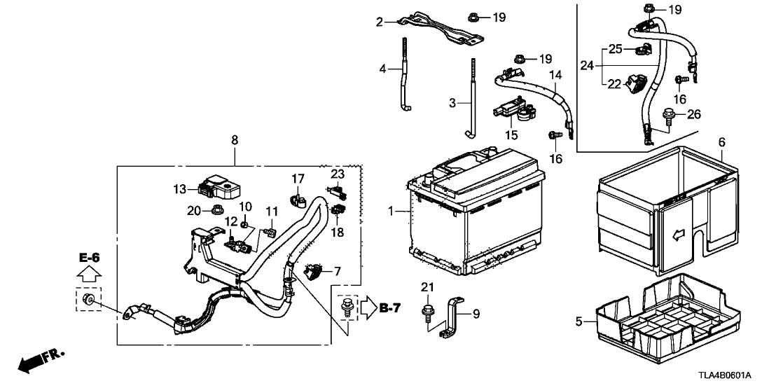 Honda 32411-TLA-A10 BRKT, STARTER CABLE