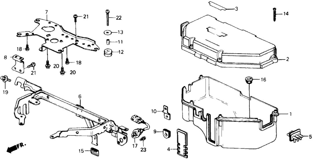 Honda 36022-PK1-662 Label, Control Box