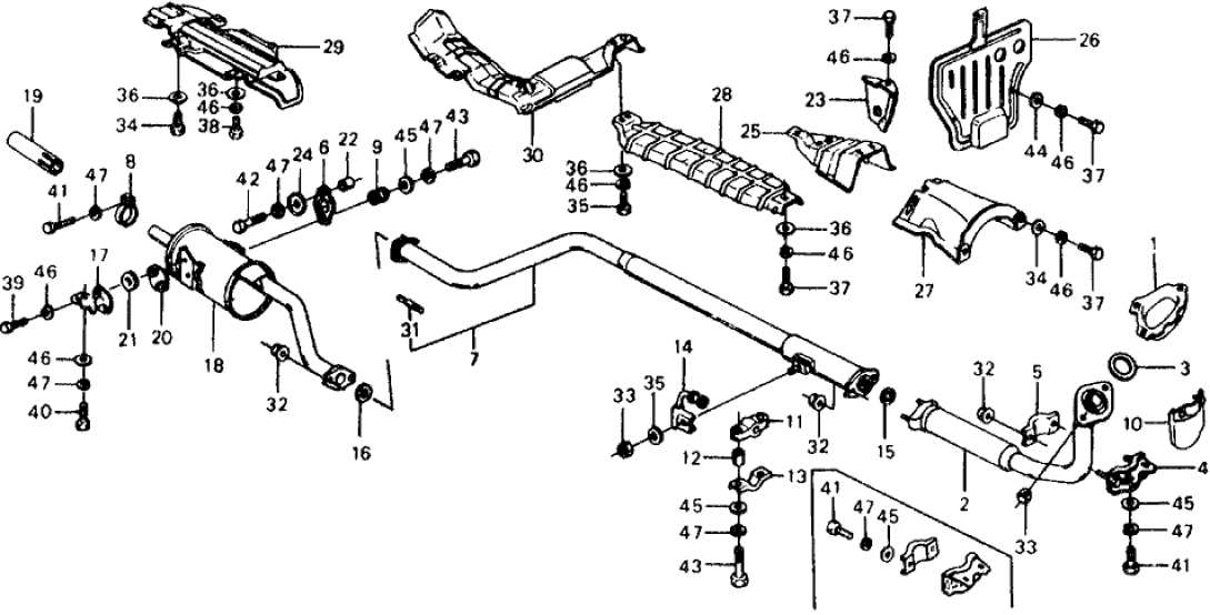 Honda 50809-659-000 Insulator, Engine Mounting Heat