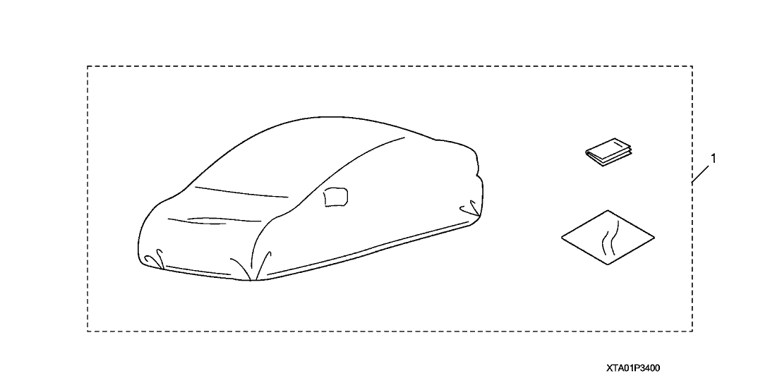 08P34-TA0-100 Honda Car Cover