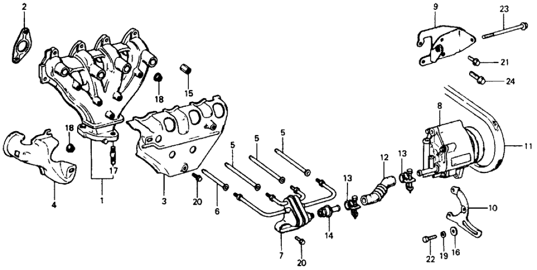 Honda 92900-10025-1B Bolt, Stud (10X25)