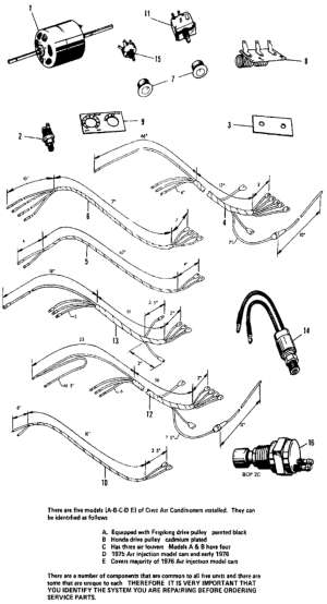 Honda 00091-31115 Wire Harness