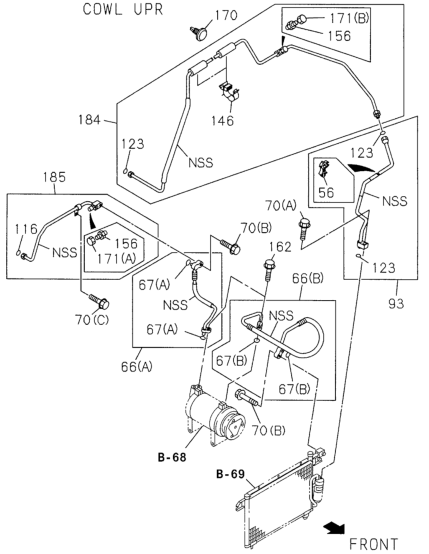 Honda 8-97138-119-1 Pipe, Evaporator