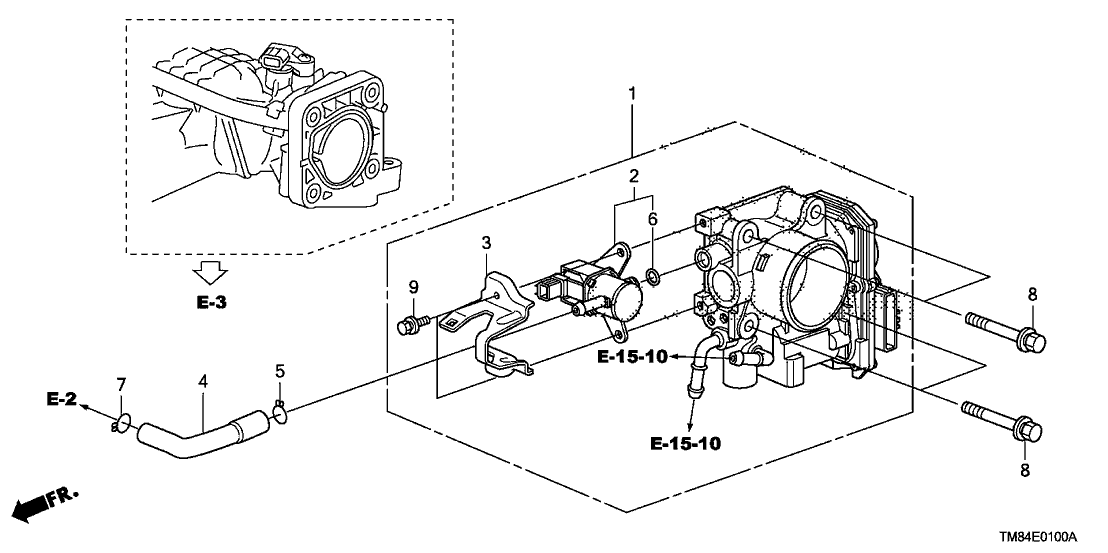 Honda 36163-RBJ-000 Guard, Purge Control Solenoid Valve