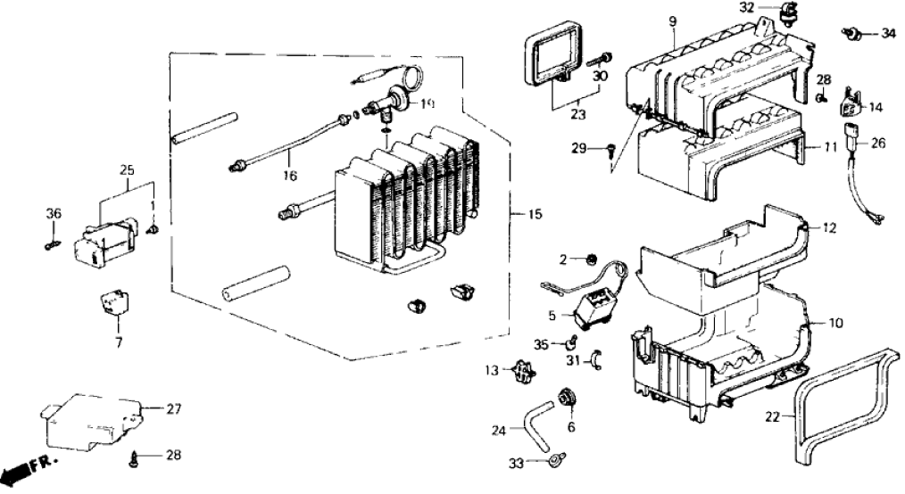 80200-SE0-A20 Honda Cooling Unit Assy.