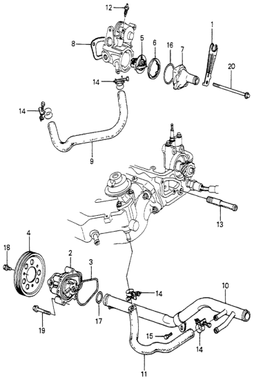 Honda 19224-PC1-000 Pulley, Water Pump