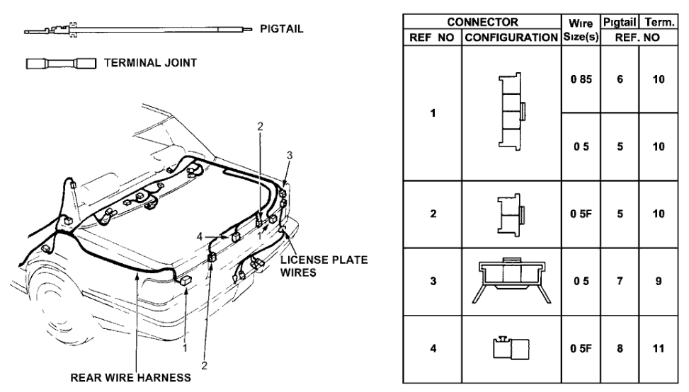 Honda 04321-SH4-305 Connector (Cp 3P 090)