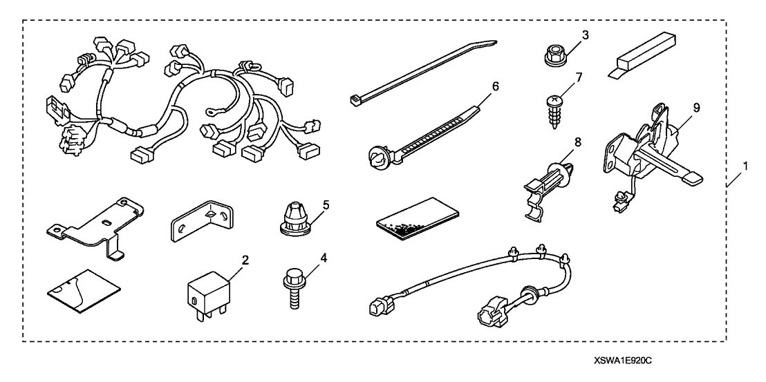 08E92-SWA-100C Honda Remote Starter