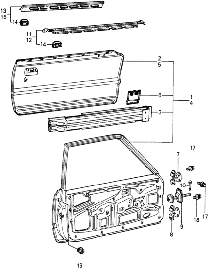 Honda 75150-SA0-662ZZ Panel, L. FR. Door