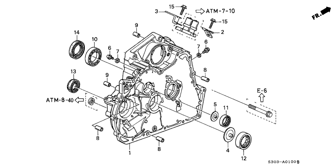 Honda 21236-P6H-010 Stay A, Shift Solenoid