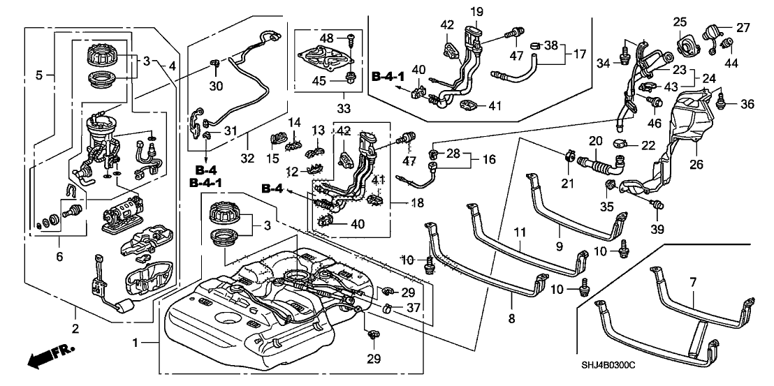 Honda 91583-SHJ-A01 Clamp, Fuel Tube (C)