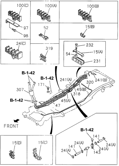 Honda 8-97129-016-0 Pipe, Drain