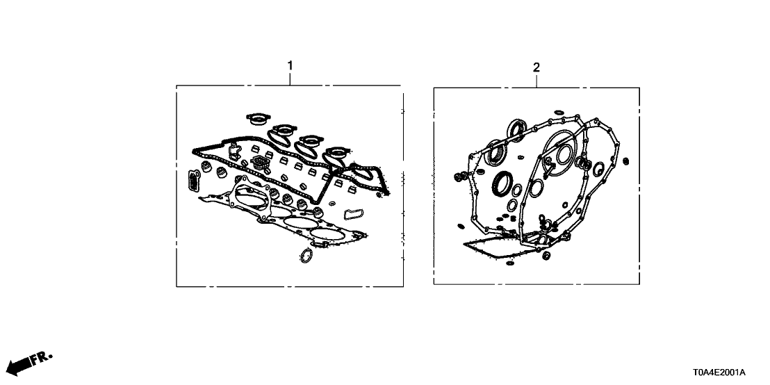 Honda 06112-5X9-J00 Gasket Kit, Cvt Transmission