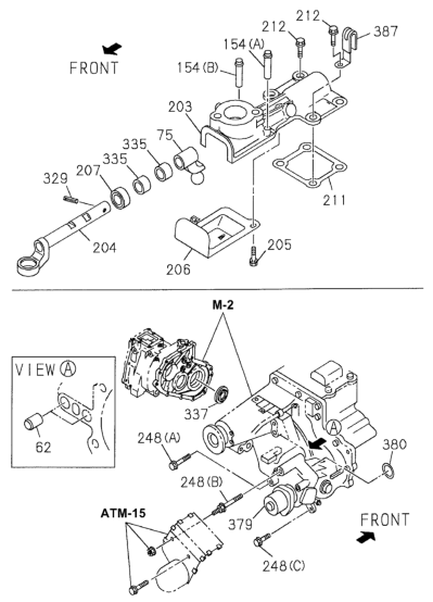 Honda 8-97182-672-0 Actuator, Transfer