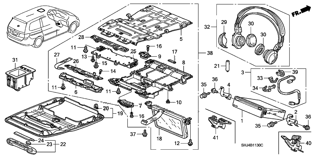 Honda 39478-SHJ-A01 Screw, Tapping (M2X6)