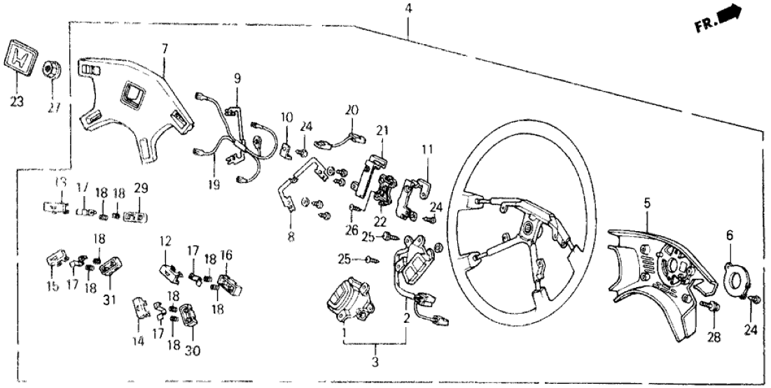 Honda 78519-SE0-A21 Cord A, Horn (Nippon Purasuto)