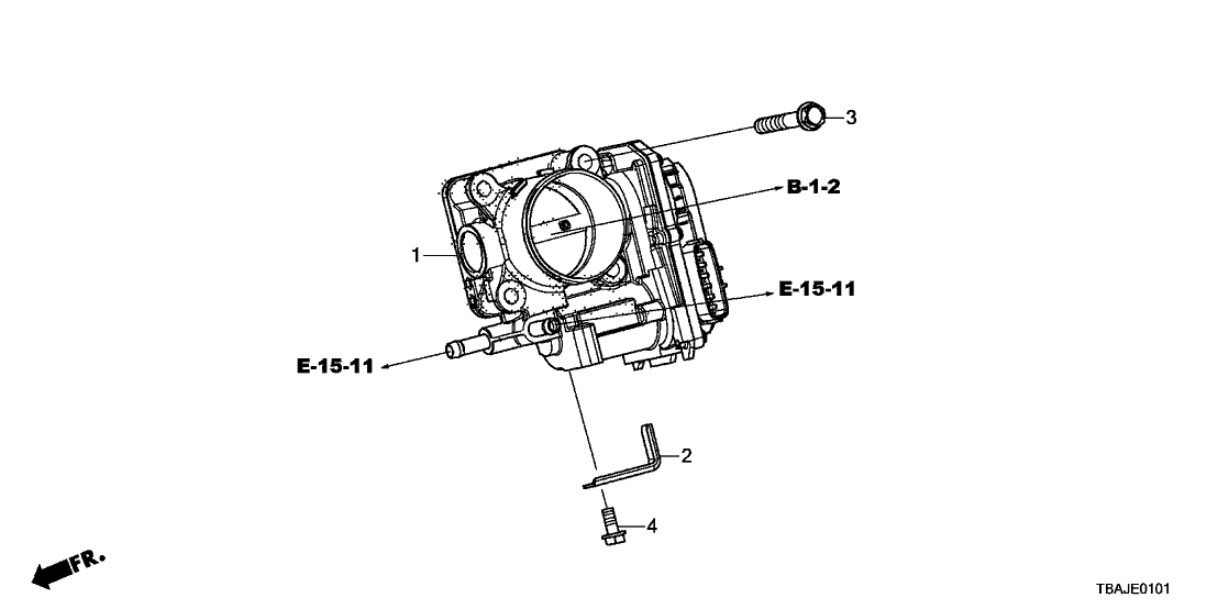 Honda 32746-5BA-A00 Stay, Drive By Wire Harness