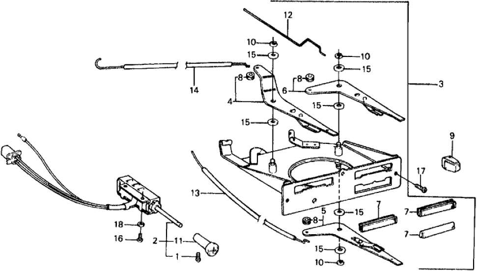 Honda 35650-634-003 Switch, Heater Fan