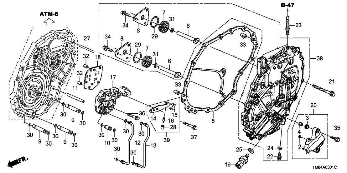 Honda 28660-RFH-013 Sensor, Oil Pressure