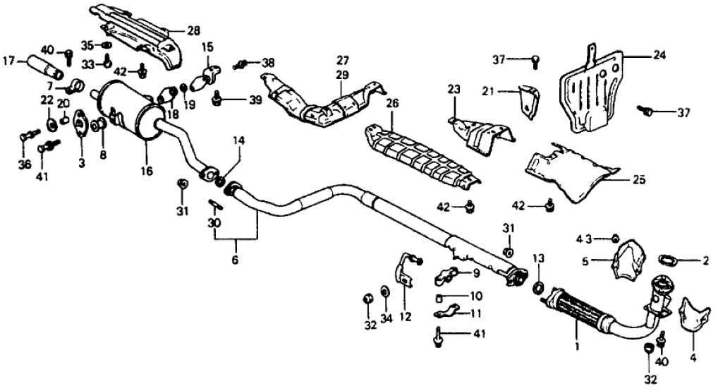 Honda 70269-659-020 Plate, Tank Baffle