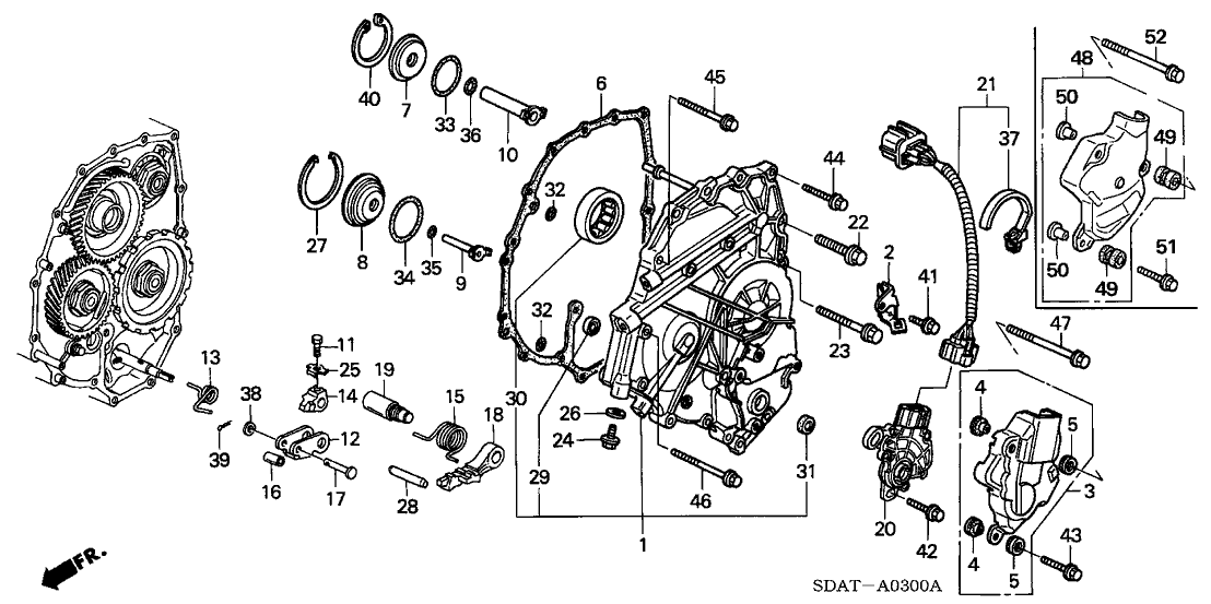 Honda 28950-RCL-L00 Wire Harness, Position Sensor