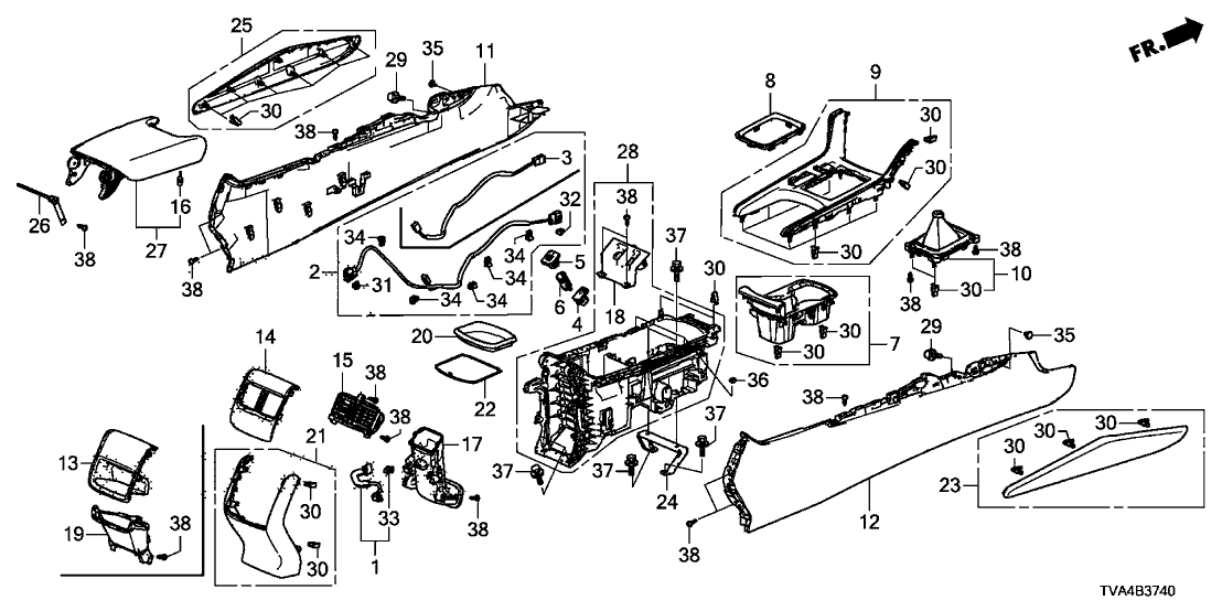 Honda 39113-TVA-A01 Cord Assy., Usb