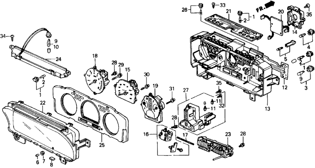 Honda 78145-SF1-A01 Panel, Warning Print