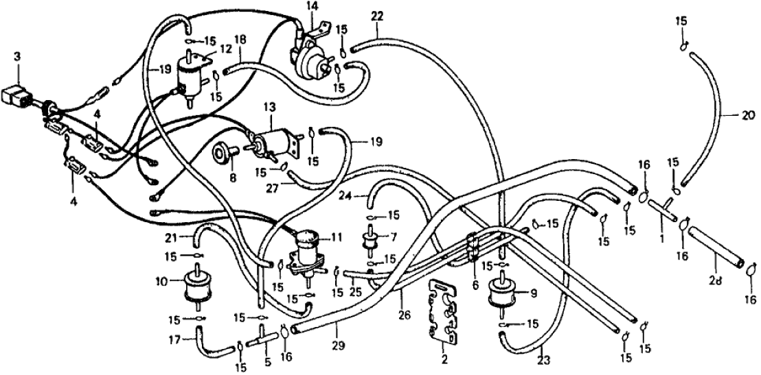 Honda 36160-671-004 Valve Assy., Ignition Solenoid