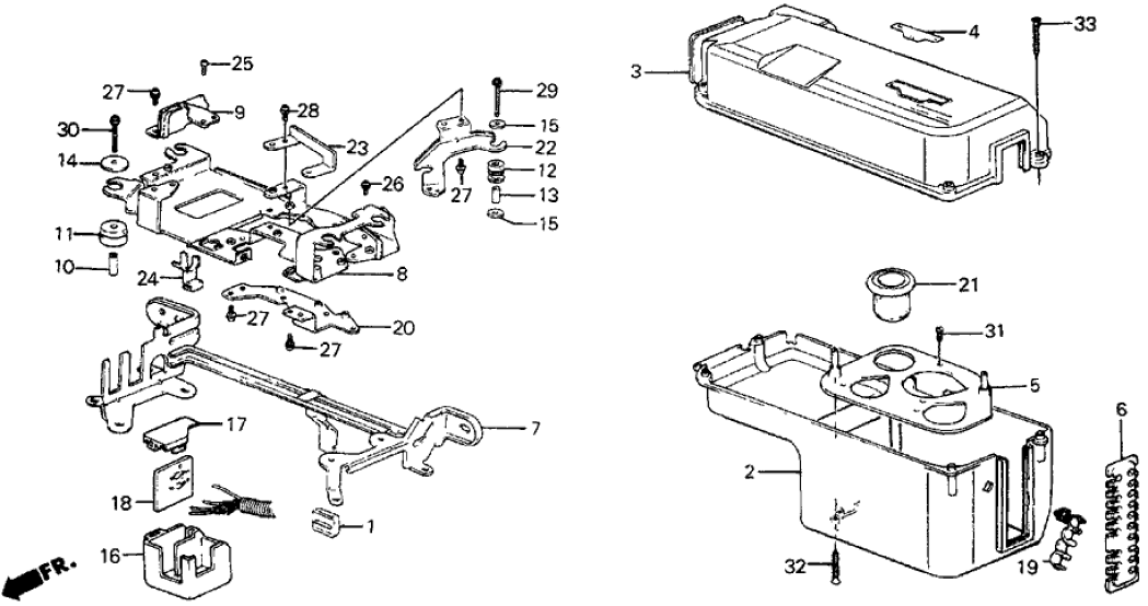 Honda 36022-PE1-711 Label, Control Box