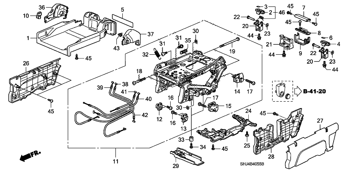 Honda 81982-SHJ-A21 Nut, Push (5MM)