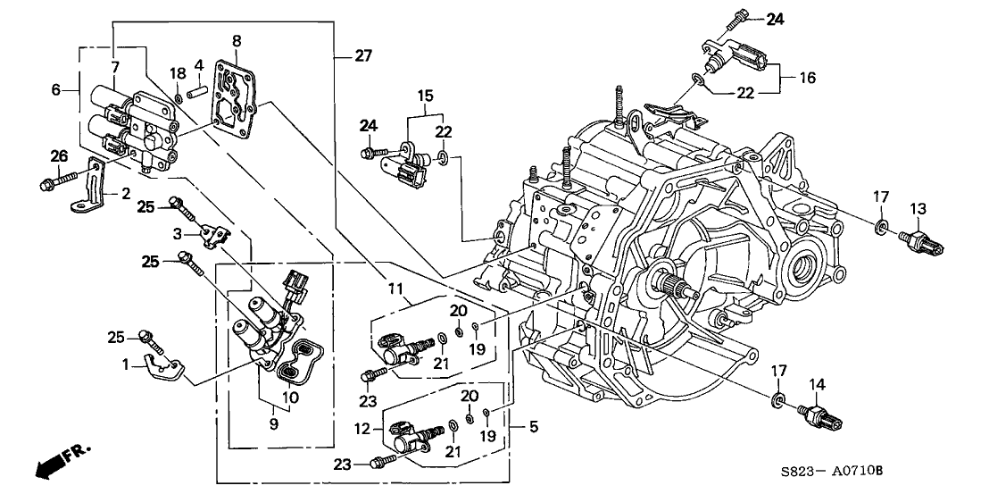 Honda 28010-P6H-305 Solenoid Assy.