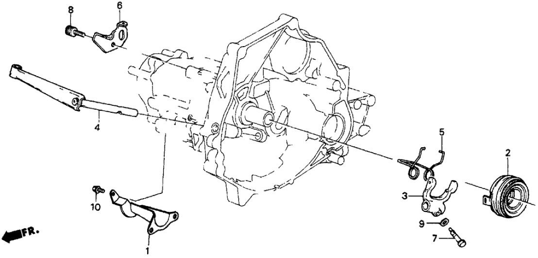 Honda 22871-PE6-010 Stay, Clutch Wire