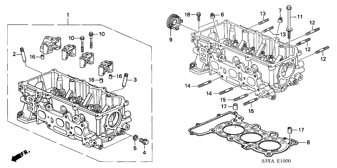 Honda 12205-PHM-305 Guide, Exhuast Valve