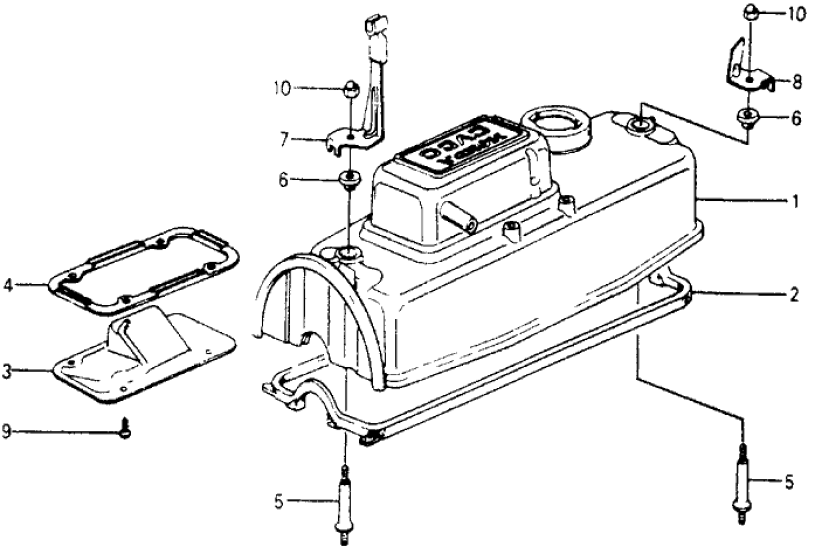 Honda 91401-671-674 Clamp, Cable