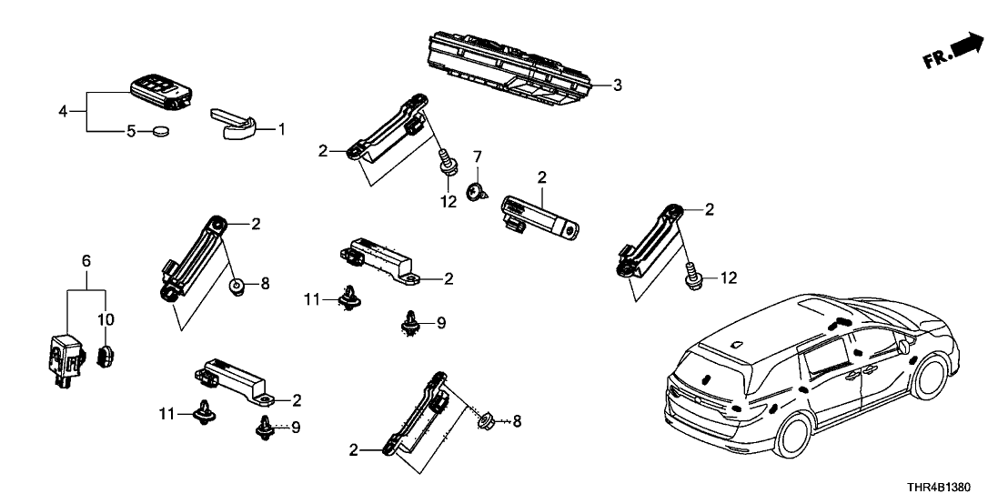 Honda 38800-THR-AQ2 MODULE UNIT