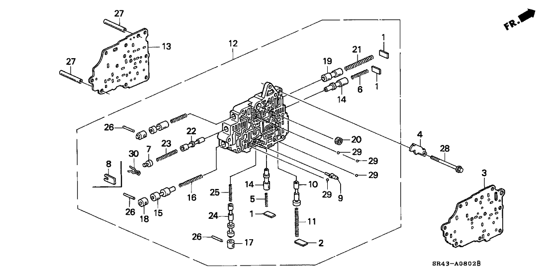 Honda 27756-PX3-000 Valve, Servo Control