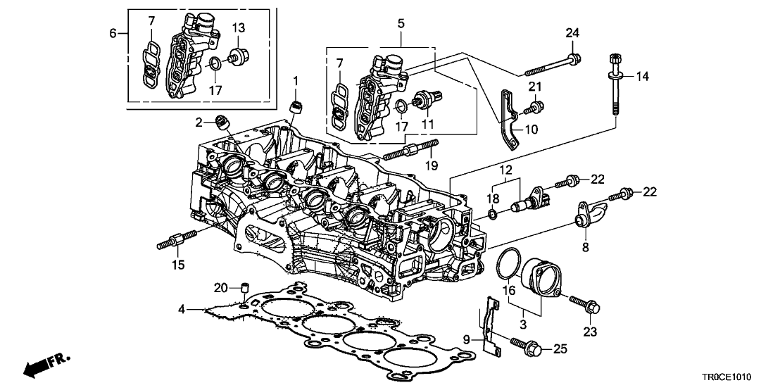 Honda 32743-R1A-A00 Stay C, Engine Wire Harness