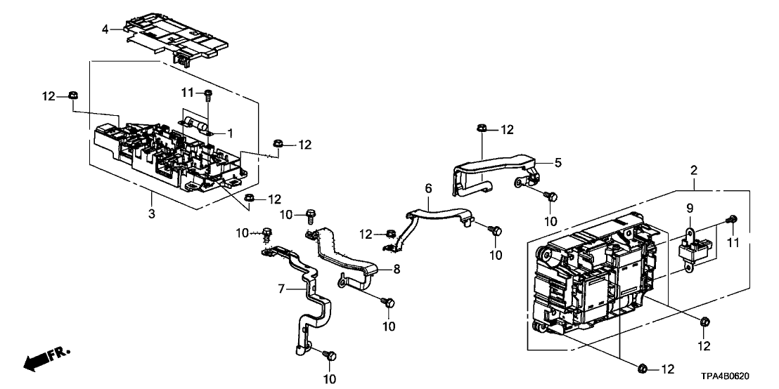 Honda 1E100-5RD-H01 BOARD, JUNCTION