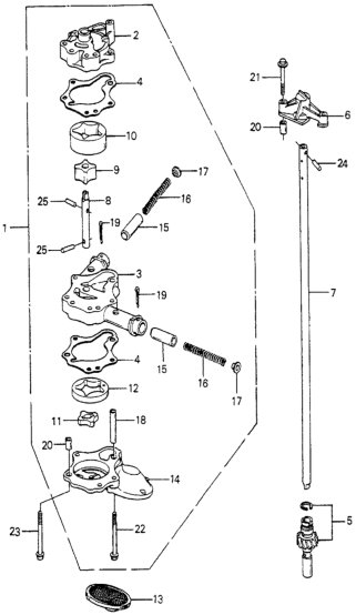 Honda 15221-PB2-010 Body, Oil Pump Strainer