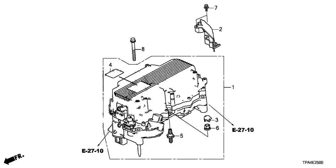 Honda 1B801-5RD-A00 GUARD BRACKET COMP