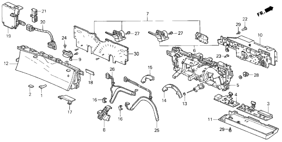 Honda 78121-SS0-A11 Panel, Speedometer Assembly & Speedometer Print