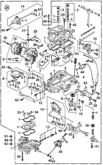 Honda 16026-PB2-691 Diaphragm Set, Choke