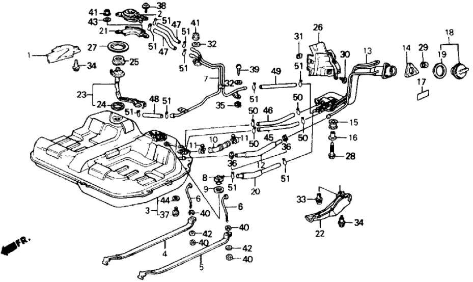 Honda 17726-SD4-672 Bracket, Valve (Two-Way)