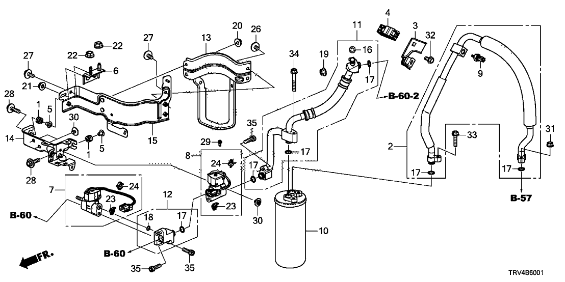 Honda 80440-TRV-A01 Valve, Cooling Solenoid