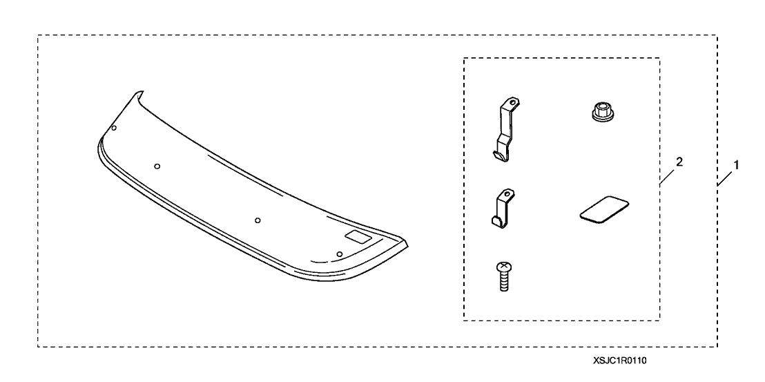 Honda 08R01-SJC-100R1 Hardware Kit