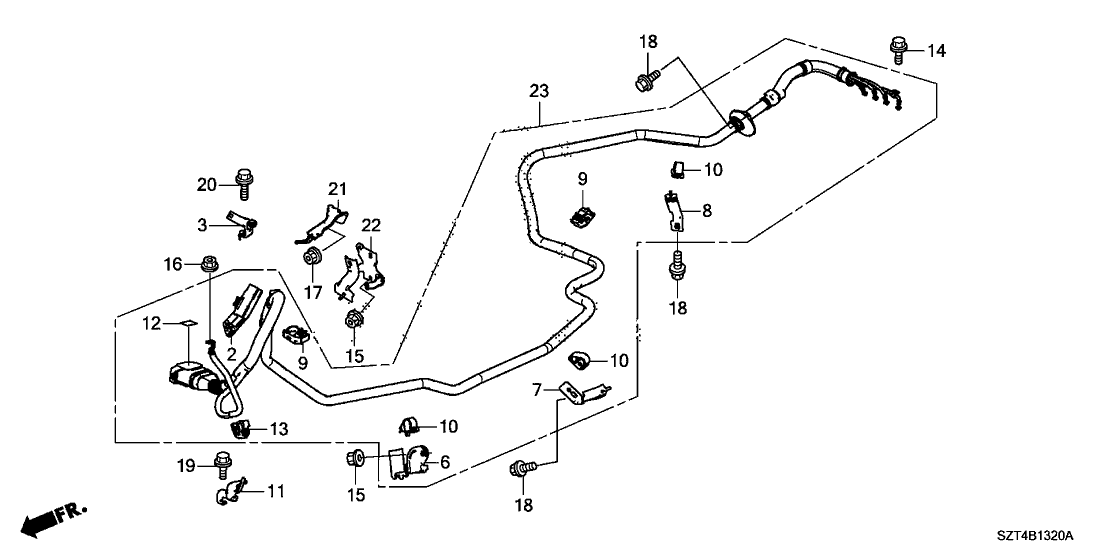 1F018-RTW-A01 Honda Cable Set, High Voltage