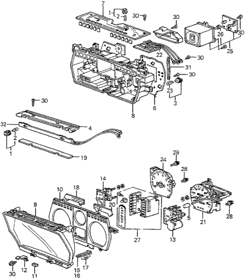 Honda 37182-SA5-004 Knob, Reset (Denso)