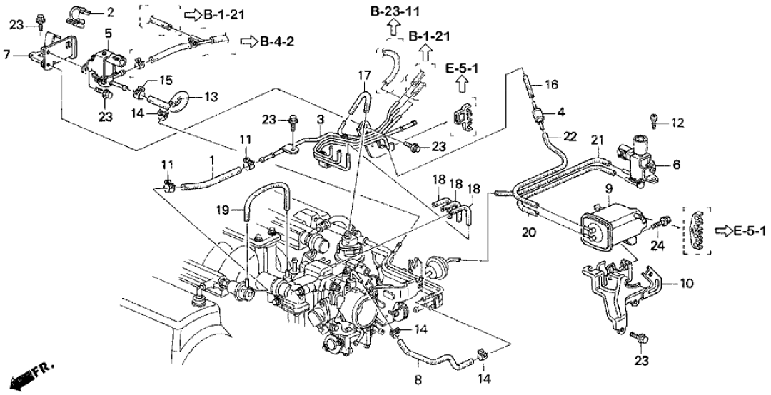 Honda 36165-P0G-A00 Tube, Purge