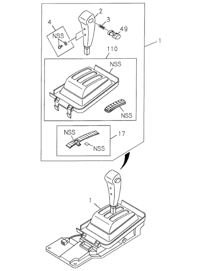 Honda 8-97181-052-0 Cover, Indicator A/T Control