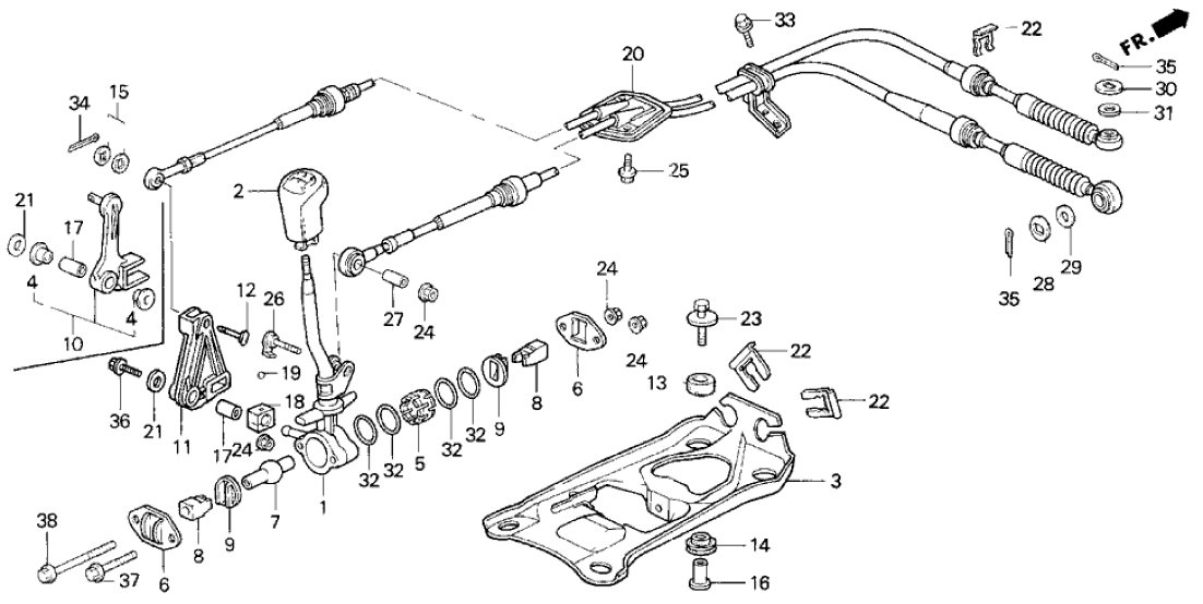 Honda 90165-SS0-000 Bolt, Change Wire